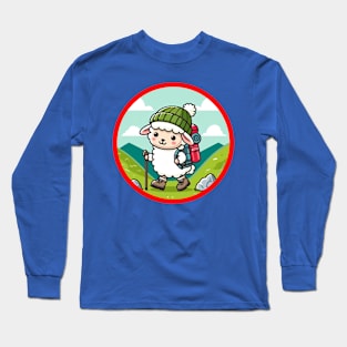 A hill walking Sheep Long Sleeve T-Shirt